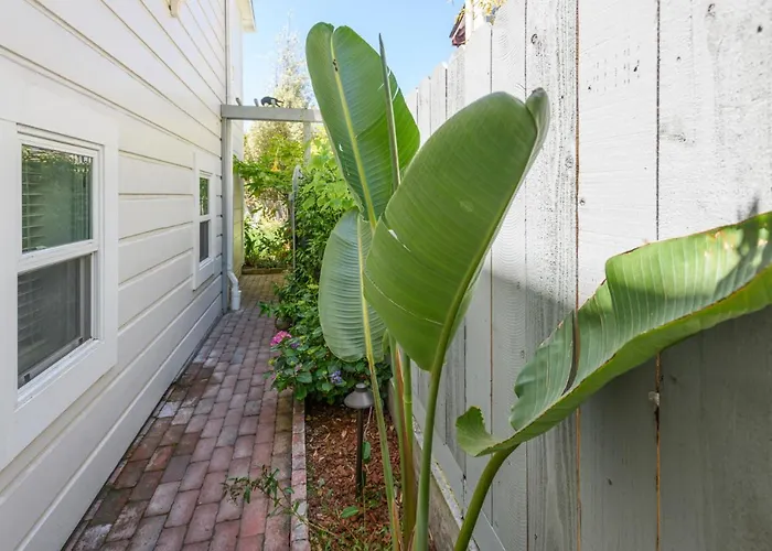Garden Level Flat In 1885 Queen Anne Victorian Cottage In Alameda